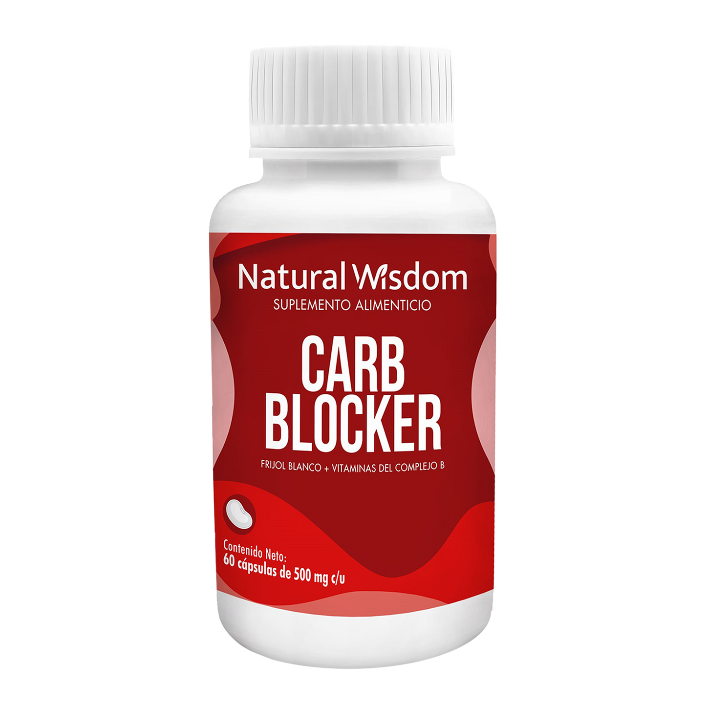Carb Blocker 60 Cápsulas Suplemento Alimenticio Natural Wisdom